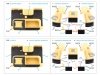 Quinta Studio QR35035 KrAZ-260 floor mats and mudguards (HobbyBoss) 1/35
